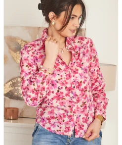 Chemises>La boutique de Lilie CHEMISE JESICCA Fushia