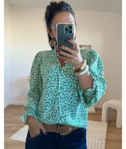 Chemises>La boutique de Lilie CHEMISE JULIVINA Vert