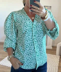 Chemises>La boutique de Lilie CHEMISE JULIVINA Vert