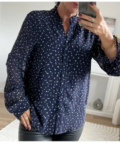 Chemises>La boutique de Lilie CHEMISE JUSTIN Marine