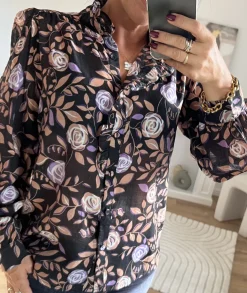 Chemises>La boutique de Lilie CHEMISE JUSTIN Noir