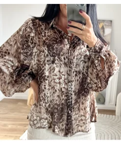 Chemises>La boutique de Lilie CHEMISE KELYA Taupe