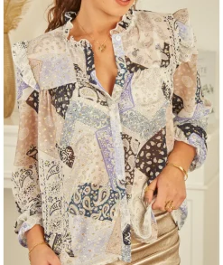Chemises>La boutique de Lilie CHEMISE KLARA Bleu