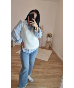 Chemises>La boutique de Lilie CHEMISE LAETITIA Bleuciel