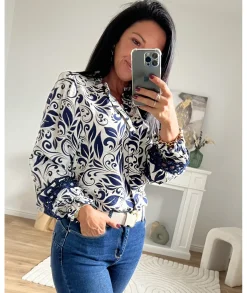 Chemises>La boutique de Lilie CHEMISE LAURENT Marine