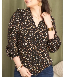Chemises>La boutique de Lilie CHEMISE LEILA Noir
