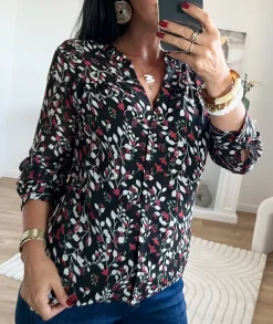Chemises>La boutique de Lilie CHEMISE LOELIE Noir