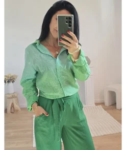 Chemises>La boutique de Lilie CHEMISE LORENZA Vert