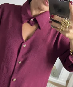 Chemises>La boutique de Lilie CHEMISE LUCIEN Bordeaux
