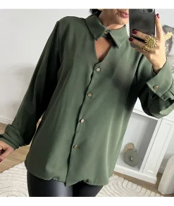 Chemises>La boutique de Lilie CHEMISE LUCIEN Kaki