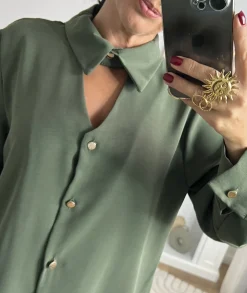 Chemises>La boutique de Lilie CHEMISE LUCIEN Kaki