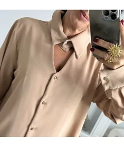 Chemises>La boutique de Lilie CHEMISE LUCIEN Beige