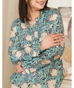Chemises>La boutique de Lilie CHEMISE LUDIVINE Bleu