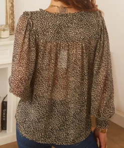 Chemises>La boutique de Lilie CHEMISE LUDIVINE Noir