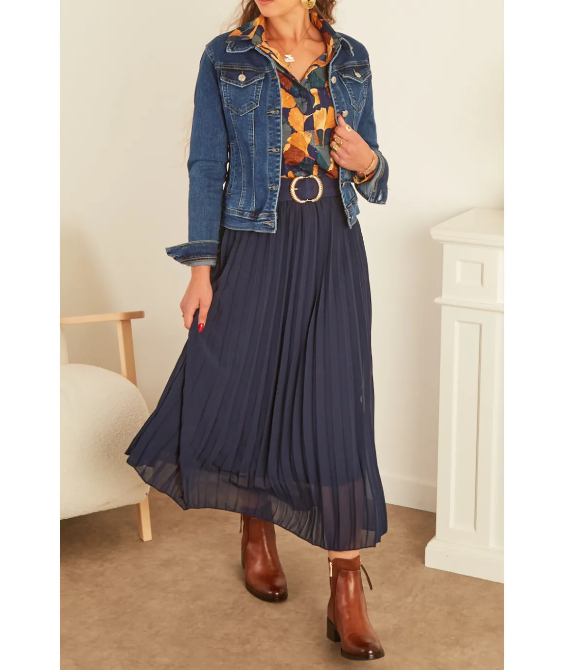 Chemises>La boutique de Lilie CHEMISE MAELLE Marine