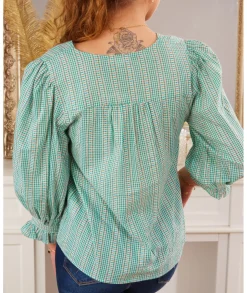 Chemises>La boutique de Lilie CHEMISE MAEVA Vert