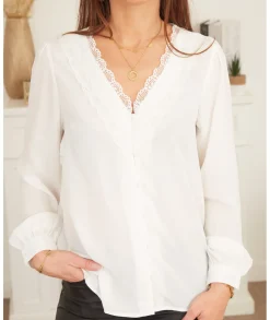 Chemises>La boutique de Lilie CHEMISE MARIANA Blanc