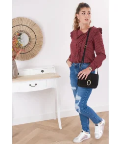Chemises>La boutique de Lilie CHEMISE MELINDA Rouge