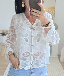 Chemises>La boutique de Lilie CHEMISE NEYLA Blanc