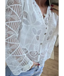 Chemises>La boutique de Lilie CHEMISE NEYLA Blanc