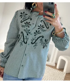 Chemises>La boutique de Lilie CHEMISE NINON Vert