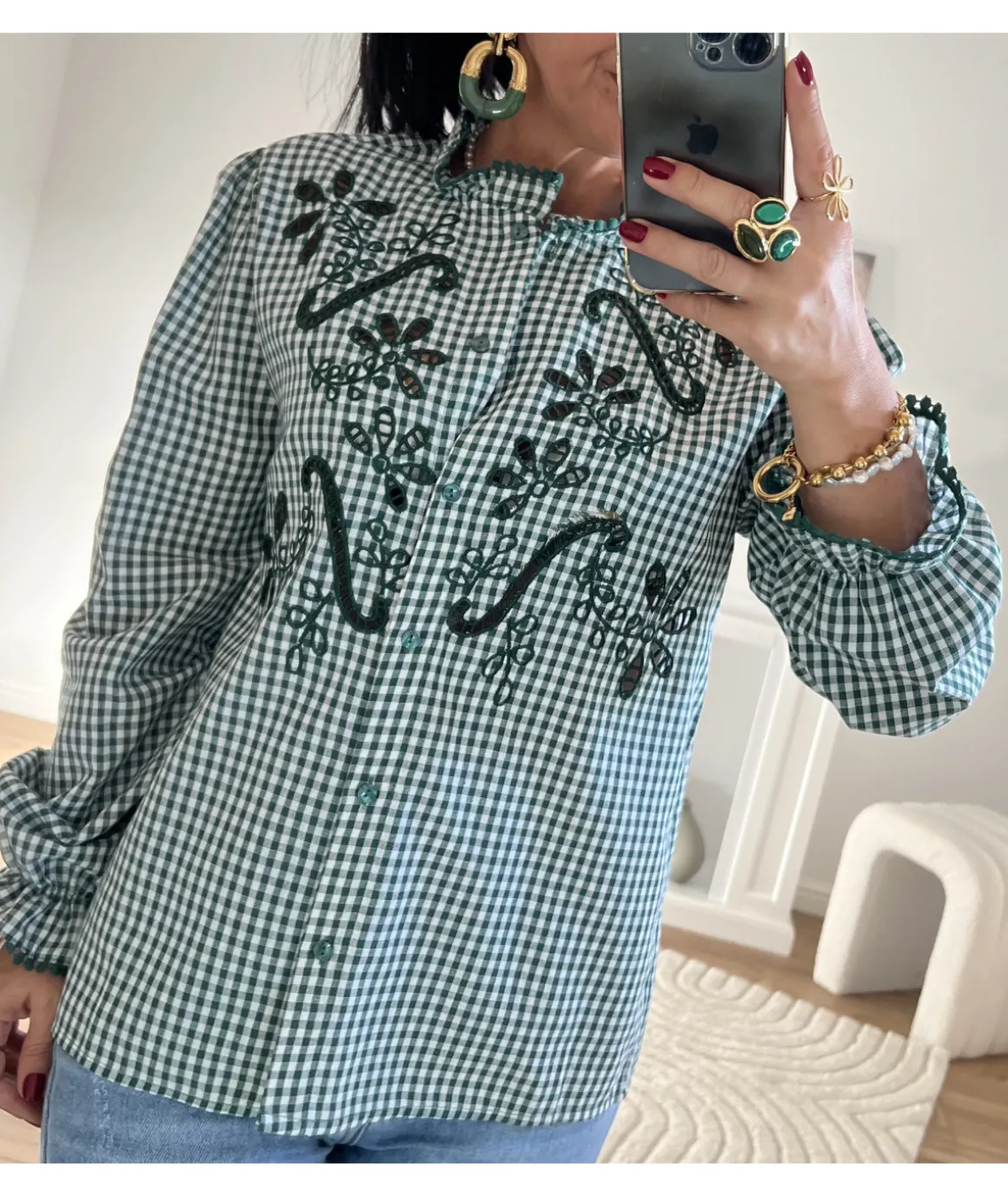 Chemises>La boutique de Lilie CHEMISE NINON Vert