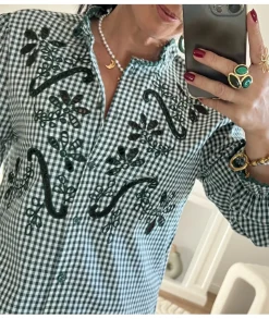Chemises>La boutique de Lilie CHEMISE NINON Vert