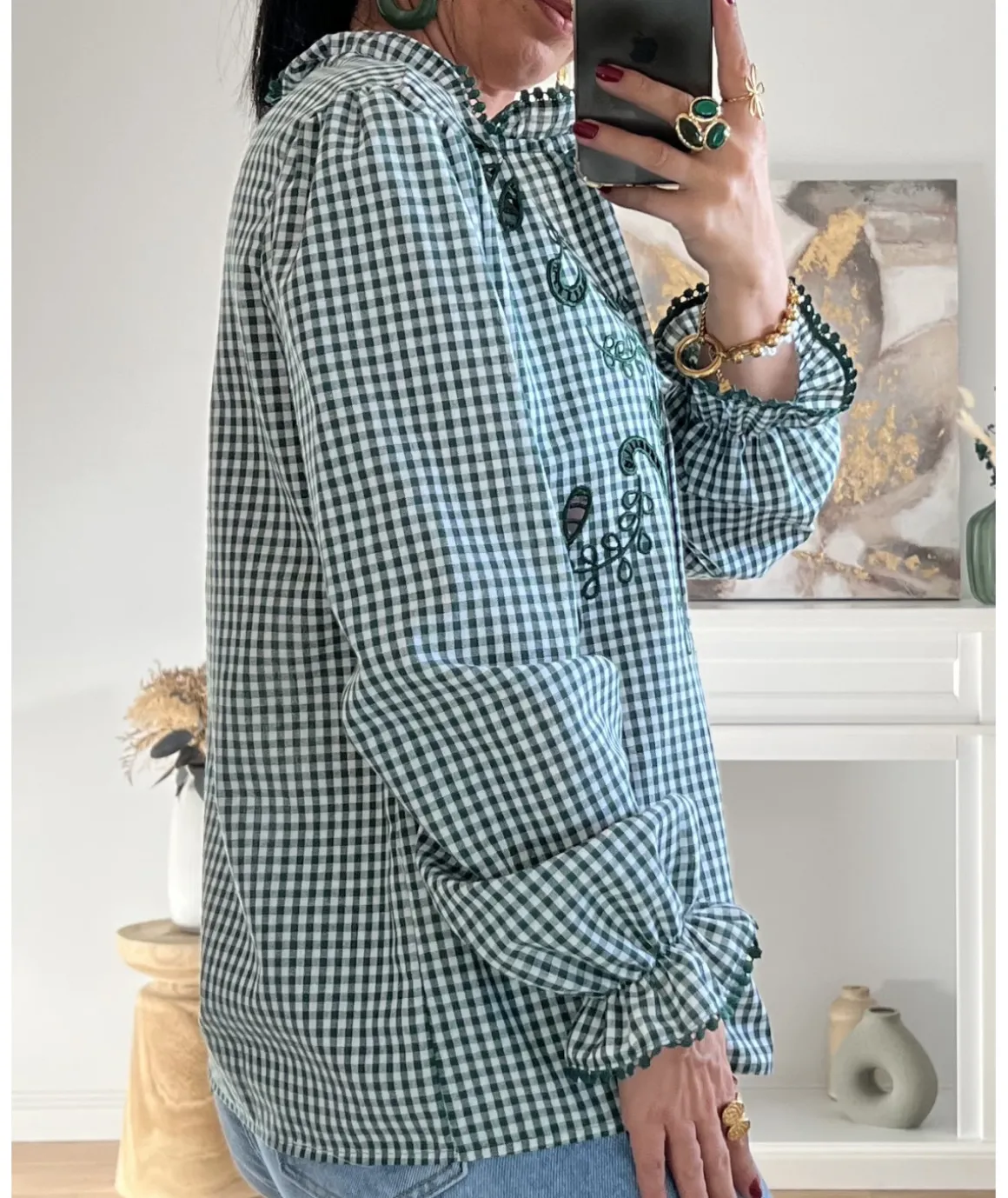Chemises>La boutique de Lilie CHEMISE NINON Vert
