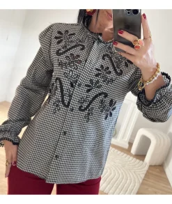 Chemises>La boutique de Lilie CHEMISE NINON Noir