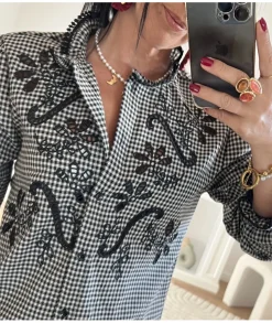 Chemises>La boutique de Lilie CHEMISE NINON Noir