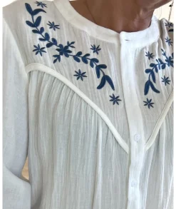 Chemises>La boutique de Lilie CHEMISE OPHELIE Blanc