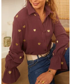 Chemises>La boutique de Lilie CHEMISE SAMIA Violet