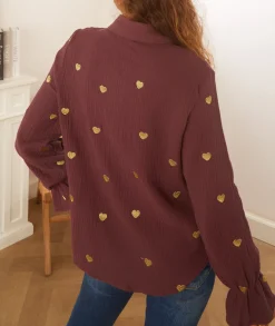 Chemises>La boutique de Lilie CHEMISE SAMIA Violet