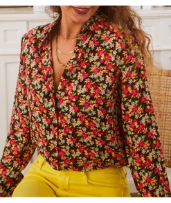 Chemises>La boutique de Lilie CHEMISE SERVANE Noir