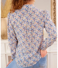 Chemises>La boutique de Lilie CHEMISE SYLVIA Bleu