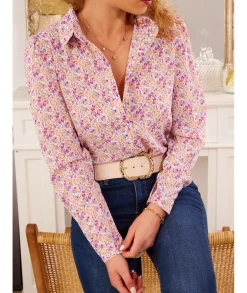 Chemises>La boutique de Lilie CHEMISE SYLVIA Violet
