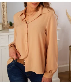 Chemises>La boutique de Lilie CHEMISE TARA Beige