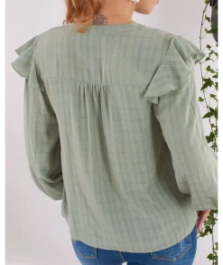 Chemises>La boutique de Lilie CHEMISE TATIANA Vert