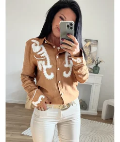 Chemises>La boutique de Lilie CHEMISE THEO Camel