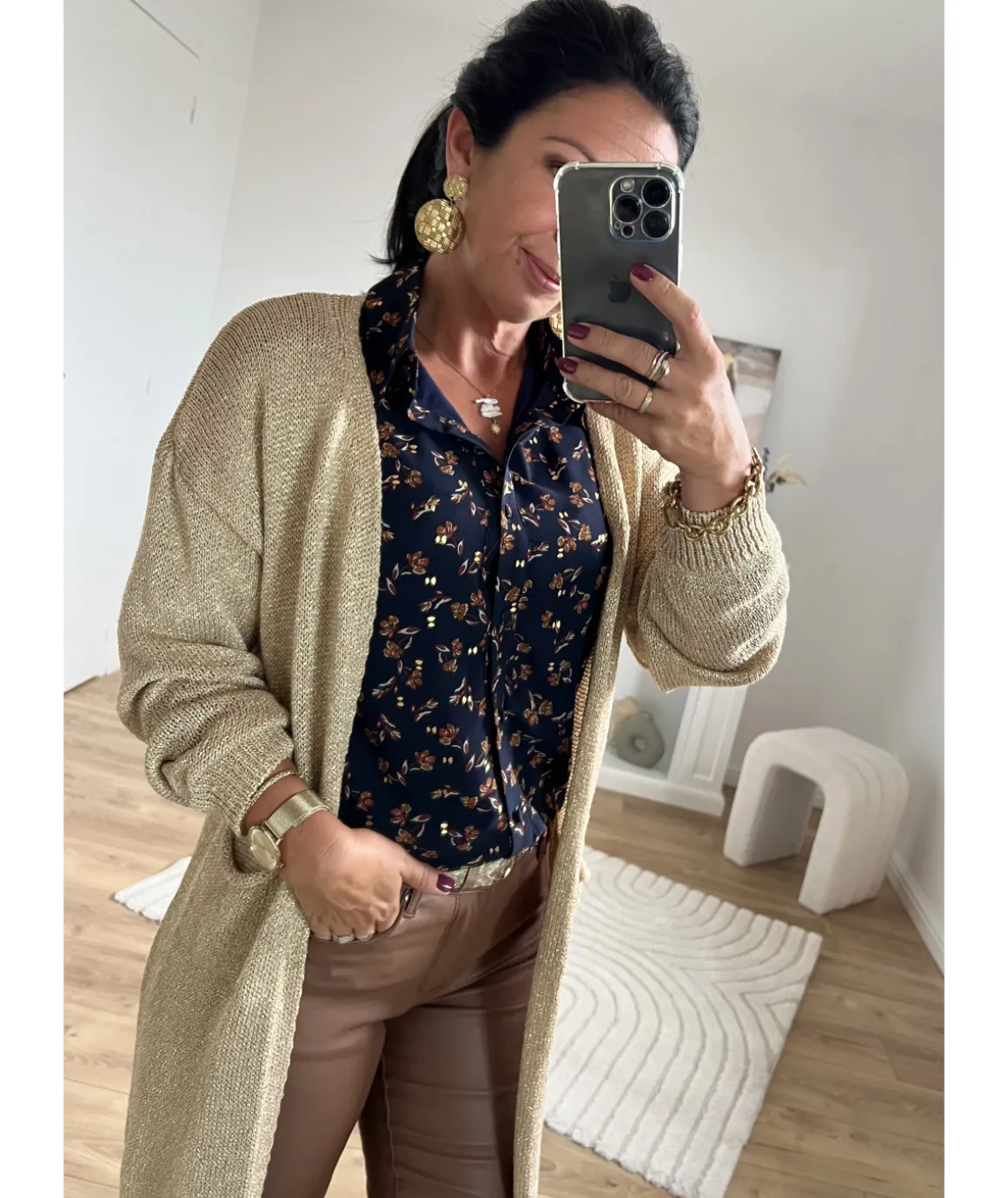 Chemises>La boutique de Lilie CHEMISE THOMAS Marine