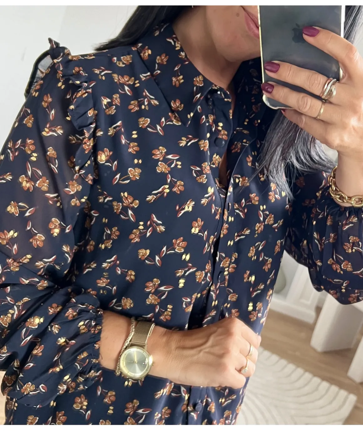Chemises>La boutique de Lilie CHEMISE THOMAS Marine
