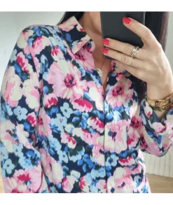 Chemises>La boutique de Lilie CHEMISE TRESSY Bleu