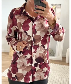 Chemises>La boutique de Lilie CHEMISE USMILA Bordeaux