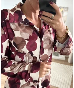 Chemises>La boutique de Lilie CHEMISE USMILA Bordeaux