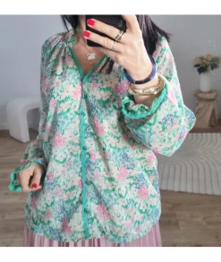 Chemises>La boutique de Lilie CHEMISE VAHINE Vert