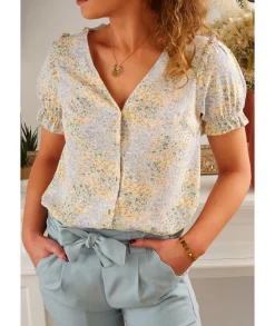 Chemises>La boutique de Lilie CHEMISE VIOLAINE Jaune