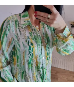 Chemises>La boutique de Lilie CHEMISE VIRGINIE Vert