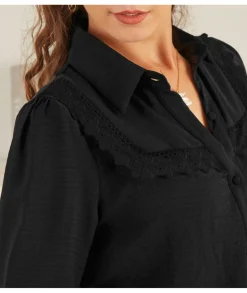 Chemises>La boutique de Lilie CHEMISE WENDY Noir