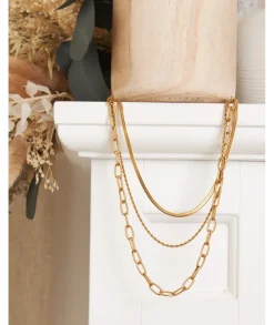 Bijoux>La boutique de Lilie COLLIER AURELIE Dore