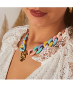 Bijoux>La boutique de Lilie COLLIER AZELIE Multicolore